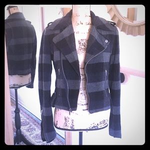 ✨✨Wool blend Moto jacket